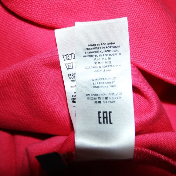 BNWT SS22 J.W.ANDERSON INSIDE OUT CONTRAST SWEATSHIRT S - Picture 10 of 13